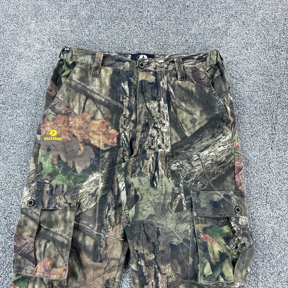 Vintage Y2K Mossy Oak Camo Cargo Pants Mens‎ 34x32 Realtree Camouflage Hunting